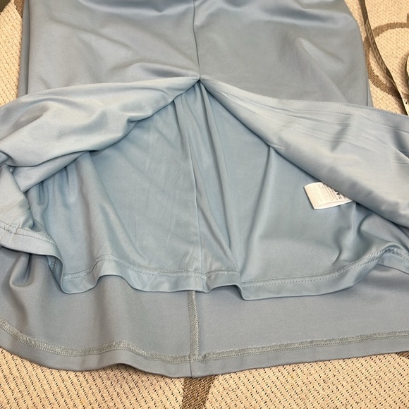 Anthropologie Hutch strapless slim slit front midi dress - Picture 13 of 16